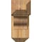 Ekena Millwork Funston Craftsman Rough Sawn Bracket w/ Offset Brace, Western Red Cedar, 8"W x 18"D x 18"H BKT0806X18X18FST04RWR - alternate 4